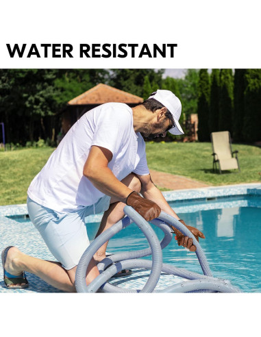 Guantes de Trabajo Vgo de Cuero Marrón Talla L Resistentes