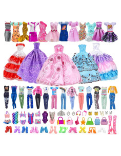Conjunto Ropa para Muñeca Acehome 50 Piezas 29.21 cm