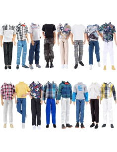 Conjunto de Ropa y Zapatos para Muñeca E-TING 12" - 6 Piezas 2