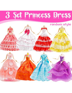 Conjunto Ropa para Muñeca Acehome 50 Piezas 29.21 cm 2