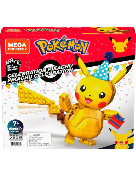 Mega Construx Pikachu 25 Años - Set de Construcción