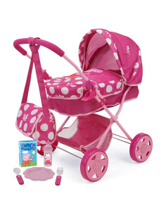 Carrito de Muñeca Peppa Pig Clásico 7 Piezas 60.96 cm