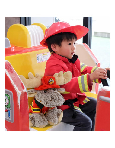 DolliBu Reno Bombero Peluche Personalizable 20 cm