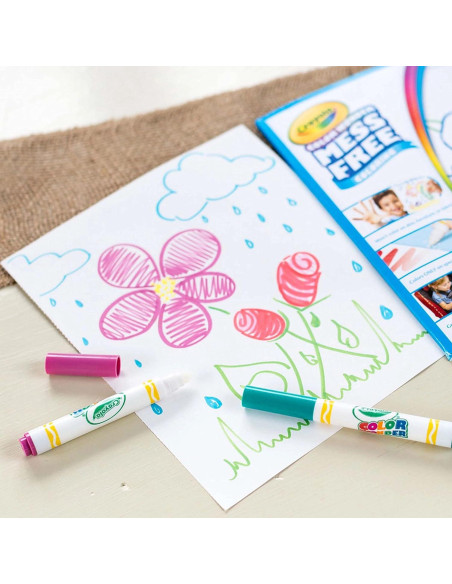 Kit de Colorear Sin Manchas Crayola 80 Piezas para Niños Kit de Colorear Sin Manchas Crayola 80 Piezas para Niños