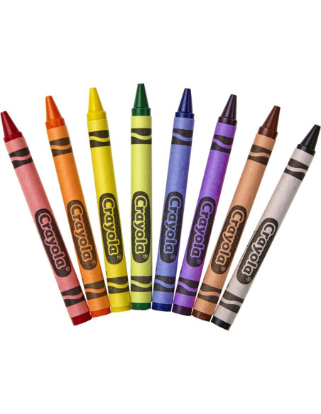 Crayones Clásicos Crayola, Set de 8 Colores para Niños Crayones Clásicos Crayola, Set de 8 Colores para Niños