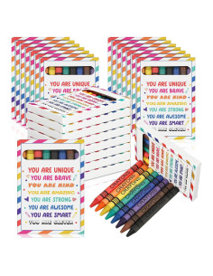 Paquete de 384 Crayones MotiMind 8 Colores para Niños