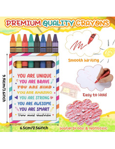 Paquete de 384 Crayones MotiMind 8 Colores para Niños 2