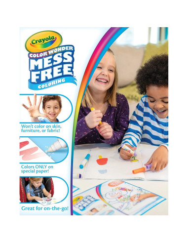 Kit de Colorear Sin Manchas Crayola 80 Piezas para Niños