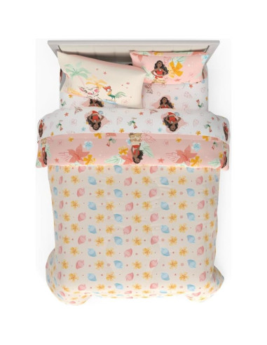 Juego de Ropa de Cama Moana Franco 7 Piezas Tamaño Reina