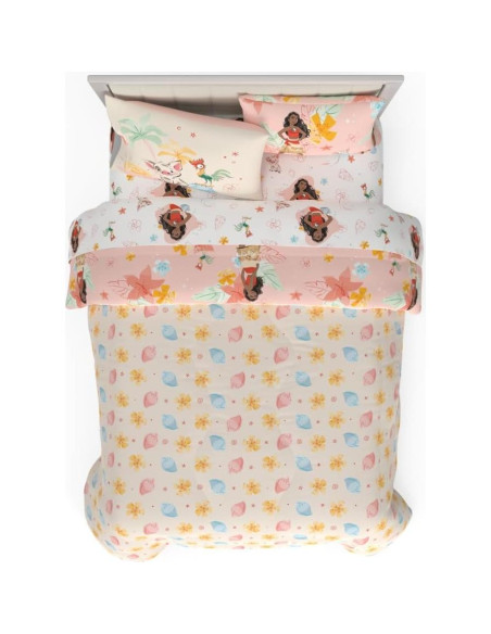 Juego de Ropa de Cama Moana Franco 7 Piezas Tamaño Reina