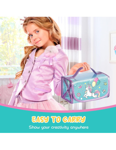 Juego de Marcadores Lavables ABERLLS Unicornio 1 Set Arte