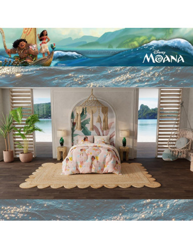 Juego de Ropa de Cama Moana Franco 7 Piezas Tamaño Reina