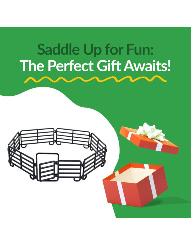 Conjunto de Paneles de Cerca de Corral Big Country Toys 7 Piezas