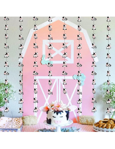 Guirnaldas de Cintas de Vaca Fangleland - 8 Piezas para Fiesta 2