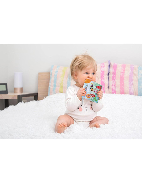 2PCS Libro de Tela para Bebés Bebemondo - Juguete de Granja