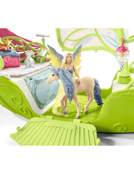 Juego de Juguetes Schleich Bayala Barco Mágico de Flores 19 Piezas