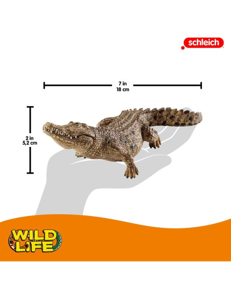 Cocodrilo Schleich Vida Salvaje Juguete Realista 17.78cm Cocodrilo Schleich Vida Salvaje Juguete Realista 17.78cm