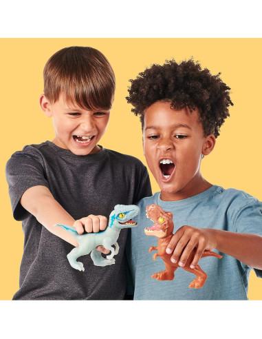 Figura Velociraptor Azul Goo Jit Zu Mundo Jurásico