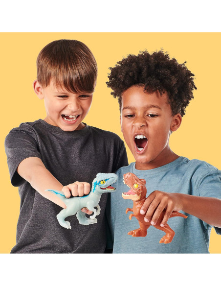 Figura Velociraptor Azul Goo Jit Zu Mundo Jurásico