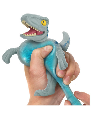 Figura Velociraptor Azul Goo Jit Zu Mundo Jurásico