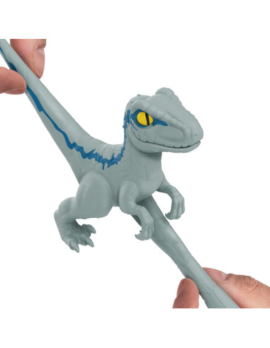 Figura Velociraptor Azul Goo Jit Zu Mundo Jurásico