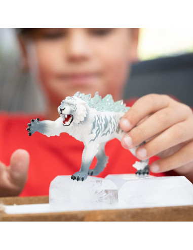 Figura de acción Tigre de Hielo Schleich Eldrador 15.5cm