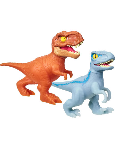 Figura Velociraptor Azul Goo Jit Zu Mundo Jurásico