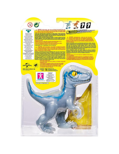 Figura Velociraptor Azul Goo Jit Zu Mundo Jurásico