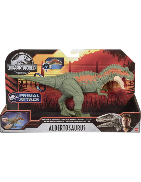 Figura de acción Mattel Jurassic World Albertosaurus 35cm