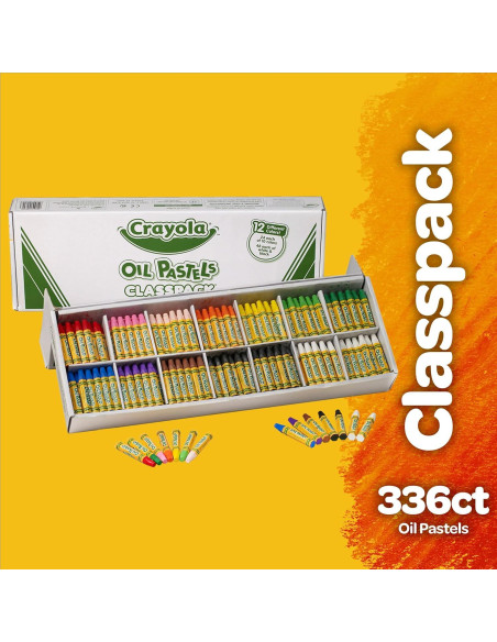 Crayones de Aceite Crayola 336ct 12 Colores Jumbo
