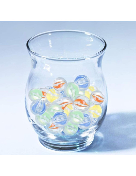 Lote de 200 Canicas de Vidrio PowerKing Ojos de Gato 14 mm Lote de 200 Canicas de Vidrio PowerKing Ojos de Gato 14 mm