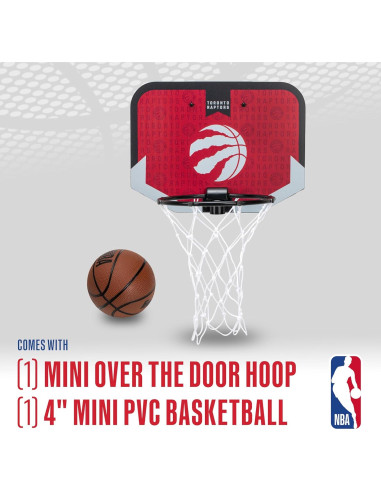 Aro de Baloncesto Mini Franklin Sports NBA Toronto Raptors