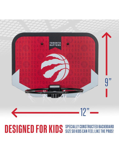 Aro de Baloncesto Mini Franklin Sports NBA Toronto Raptors