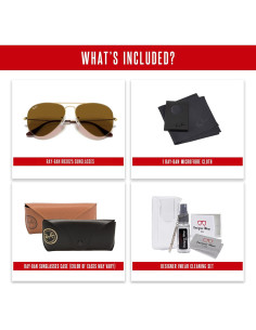 Gafas de sol Ray-Ban RB3025 Aviator Metal Dorado B-15 2