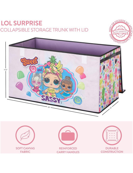 Cofre de Almacenamiento Idea Nuova LOL Surprise 72x40x36 cm