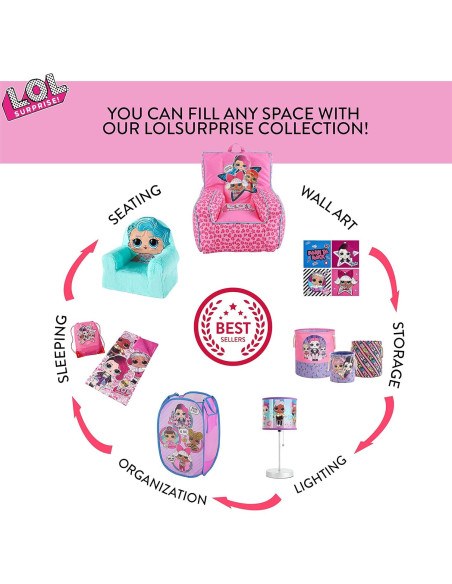 Cofre de Almacenamiento Idea Nuova LOL Surprise 72x40x36 cm