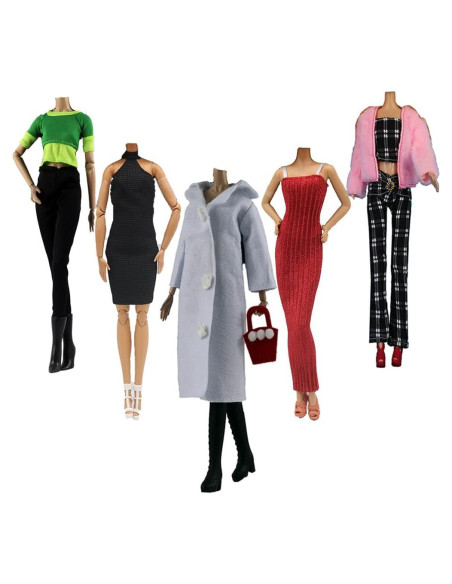 Ropa para muñeca Lance Home 5 conjuntos primavera 29 cm