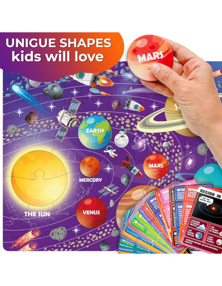 Rompecabezas Gigante QUOKKA Sistema Solar 70 Piezas 60x90 cm Rompecabezas Gigante QUOKKA Sistema Solar 70 Piezas 60x90 cm