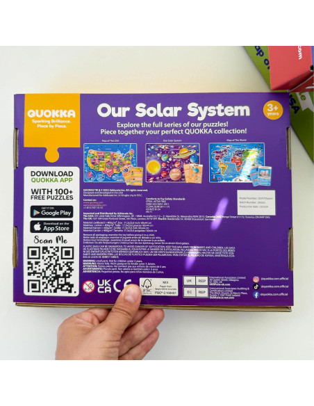 Rompecabezas Gigante QUOKKA Sistema Solar 70 Piezas 60x90 cm Rompecabezas Gigante QUOKKA Sistema Solar 70 Piezas 60x90 cm