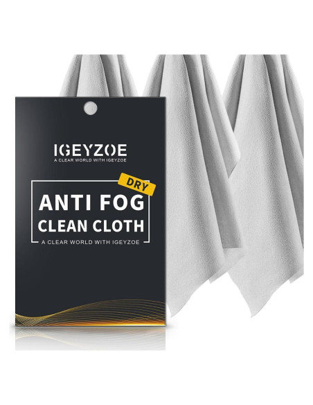 Paquete de 3 Paños Secos Antivaho iGeyzoe Microfibra
