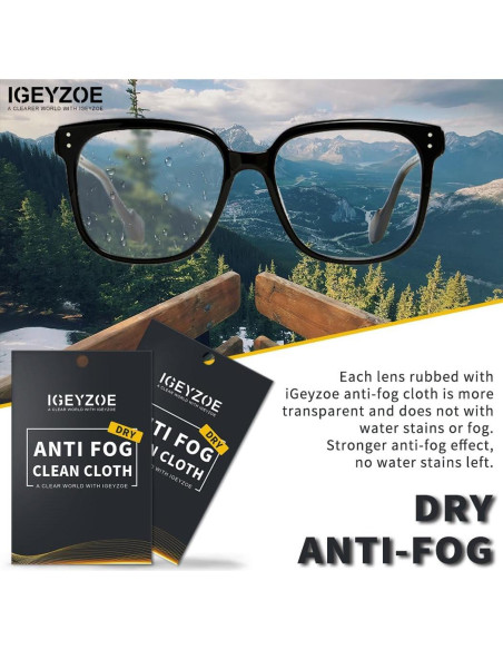 Paquete de 3 Paños Secos Antivaho iGeyzoe Microfibra