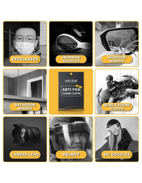 Paquete de 3 Paños Secos Antivaho iGeyzoe Microfibra