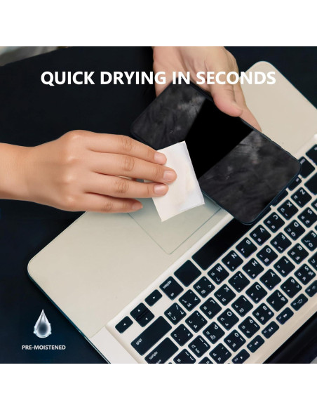 Toallitas de Limpieza iDuster 200 Contenidos para Lentes