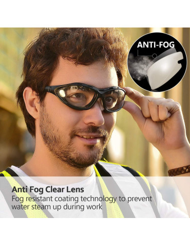 Gafas de Seguridad Anti Niebla SAFEYEAR SG002 Transparentes