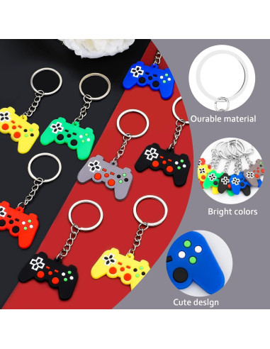 30 Llaveros de Videojuegos Moncinday para Niños - Fiesta