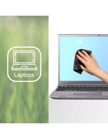 Paquete de 12 Paños de Microfibra Eco-Fused 15x18cm