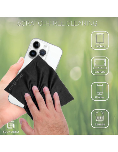 Paquete de 12 Paños de Microfibra Eco-Fused 15x18cm