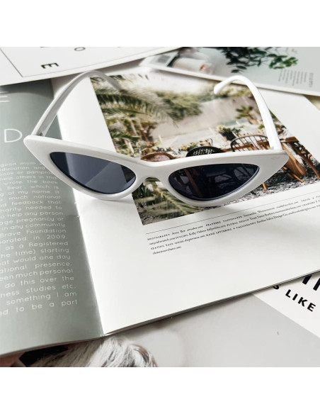 Gafas de Sol OZPYKAE Ojo de Gato Retro para Mujeres