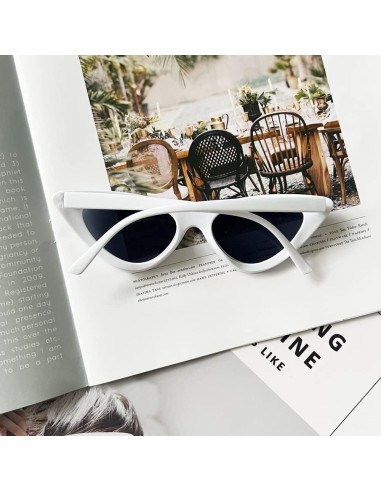 Gafas de Sol OZPYKAE Ojo de Gato Retro para Mujeres