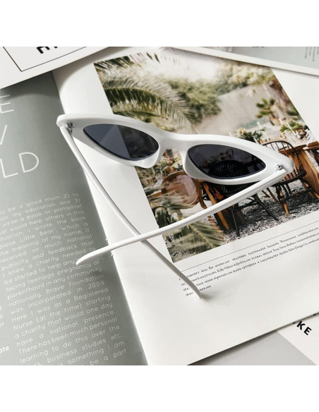 Gafas de Sol OZPYKAE Ojo de Gato Retro para Mujeres